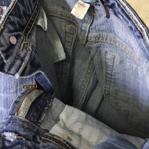 Aeropostale Light Blue Hailey Skinny Flare Jeans - Picture 16 of 16